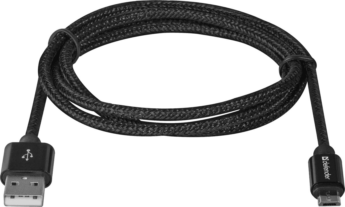 Кабель Defender 08-03T PRO USB AM-micro BM 1м Black (87802)
