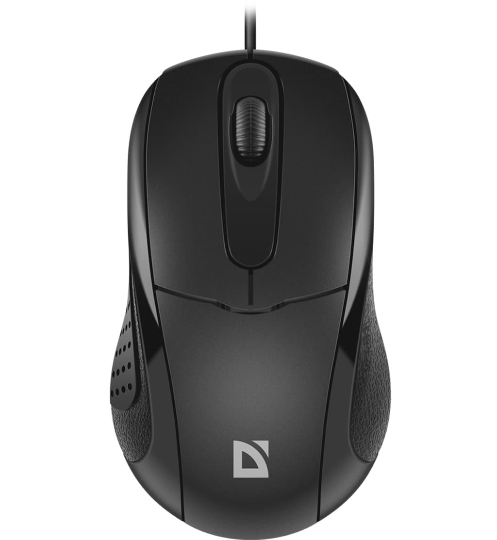 Дротова мишка Defender Standard MB-580 USB 3 кН 1000 dpi Black (52580)