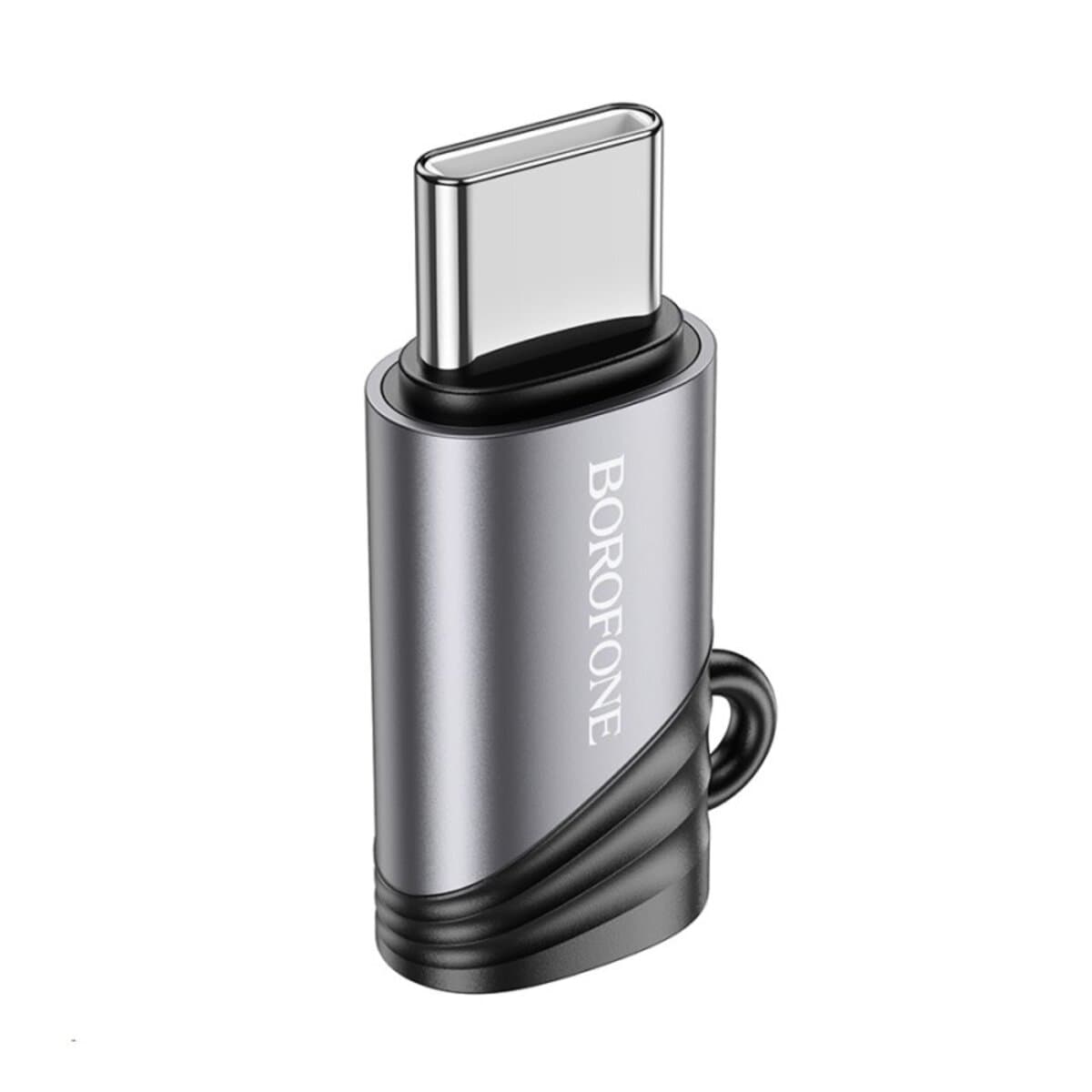 Адаптер перехідник BOROFONE BV20 Type-C male to Lightning female adapter Black