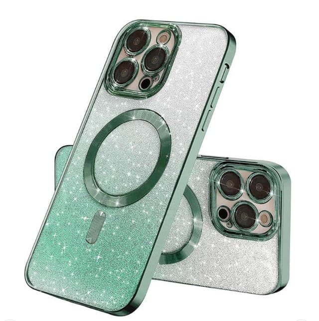 Захисний чохол-накладка Cosmic CD Shiny Magnetic для iPhone 15 Pro Green (CDSHIiiP15PGreen)