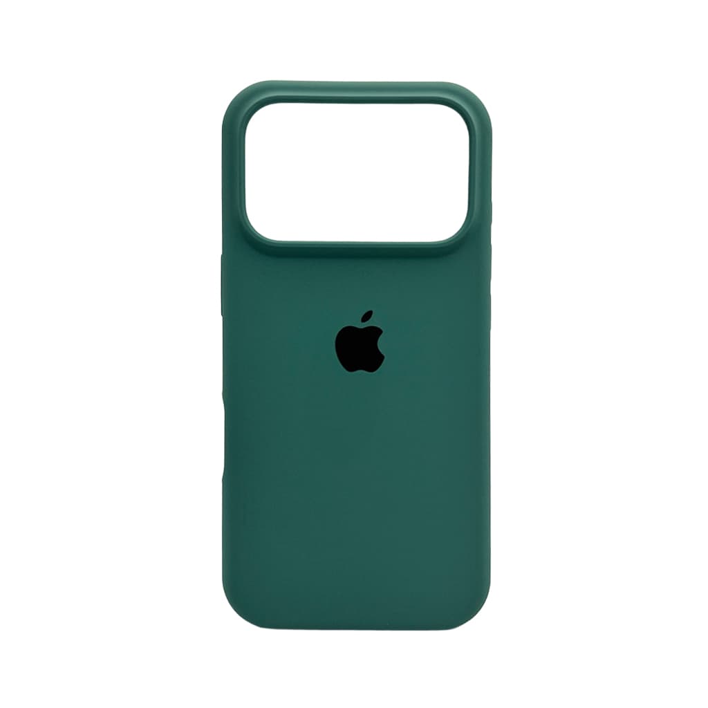 Защитный чехол-накладка Silicone Full Case AA Open Cam для Apple iPhone 17 Pro Max Pine Green (FullOpeAAi17PM-46)