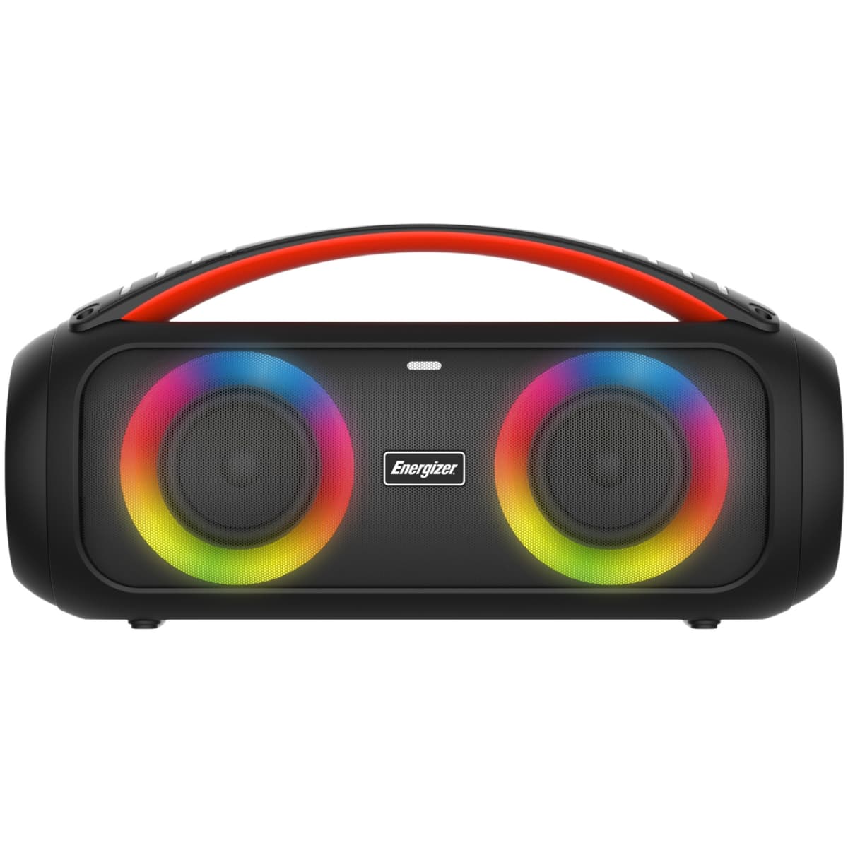 Бездротова портативна колонка Energizer 20Вт BT5.3 TF/USB/AUX/FM/TWS/MIC Dual 3'' Drivers Black (BTS258)
