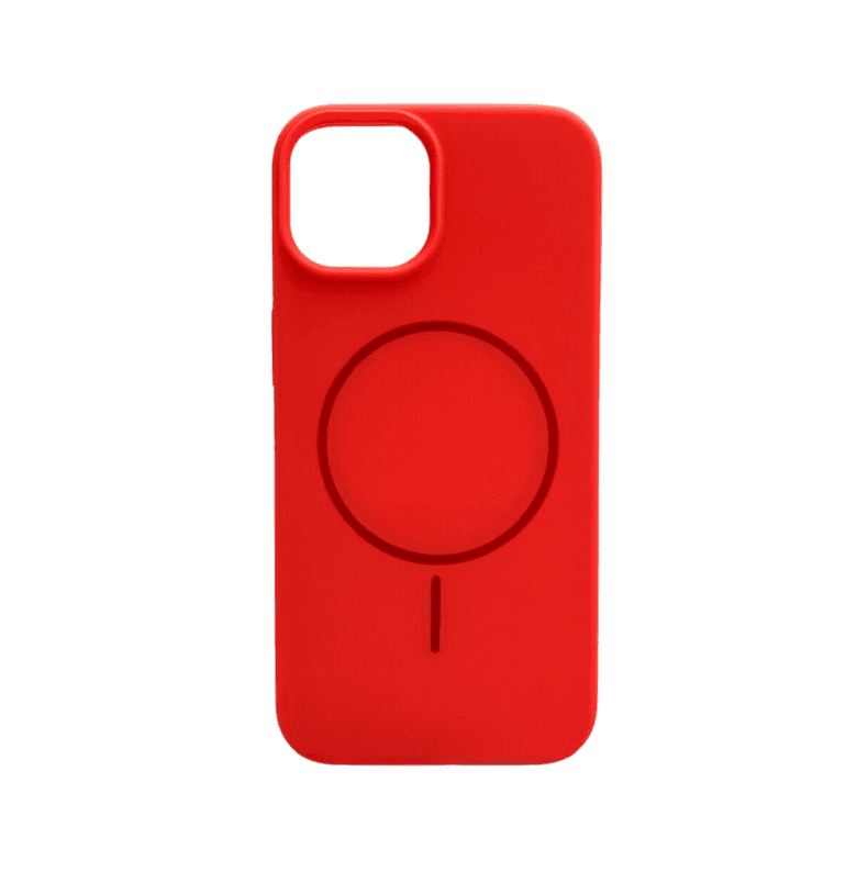 Захисний чохол-накладка Cosmic Silicone Case Magnetic для Apple iPhone 13 Peach (SilMag13-29)