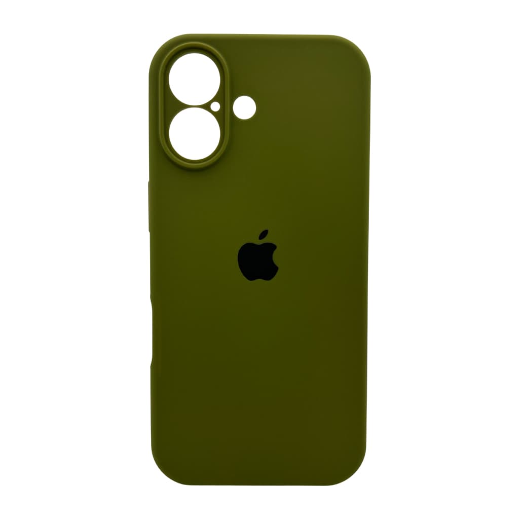 Захисний чохол-накладка Silicone Full Case AA Camera Protect для Apple iPhone 17 Army Green (FullAAi17-29)