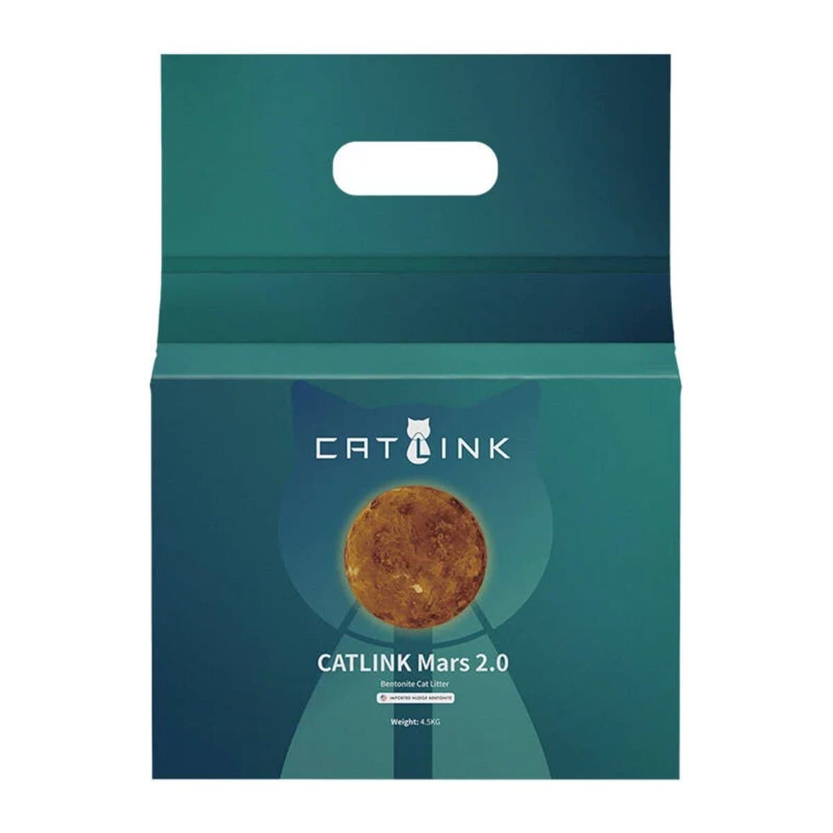Бентонітовий наповнювач для котячих лотків CATLINK Mars 2.0 4 пакети по 4.5кг