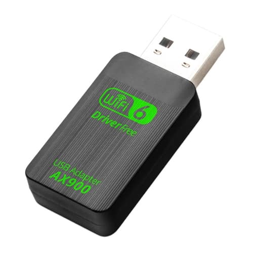 USB Wi-Fi мережевий адаптер 900Мб 802.11ax BT5.4 BT+AX900 Black (957043)