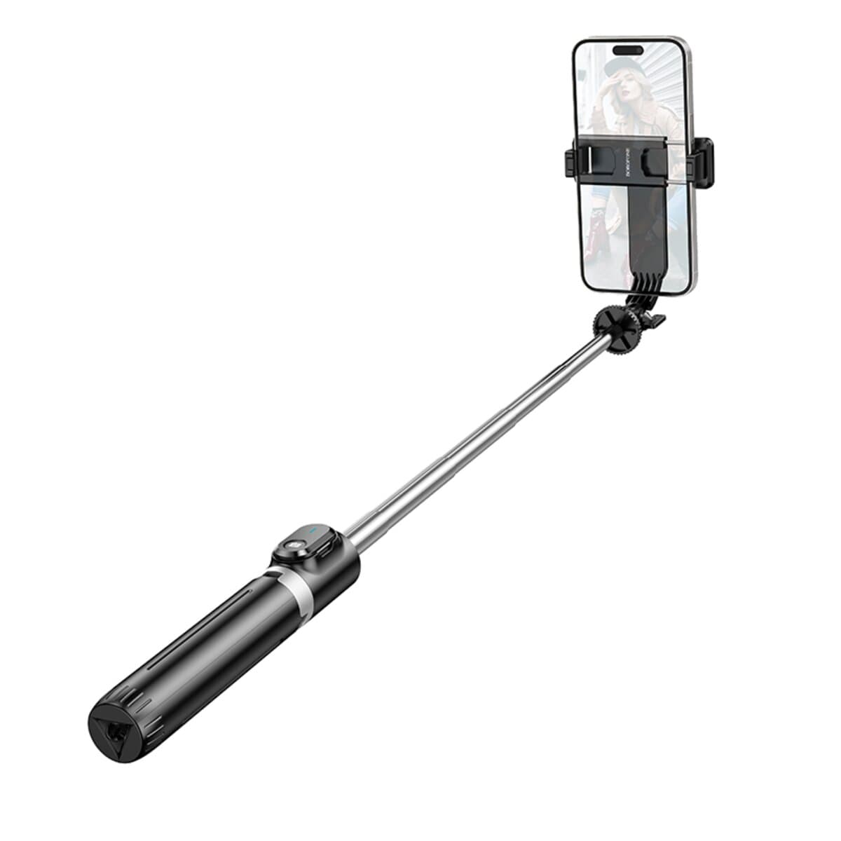 Селфі-палка монопод BOROFONE BY12 Diva live broadcast holder 55mAh Bluetooth-кнопка Black