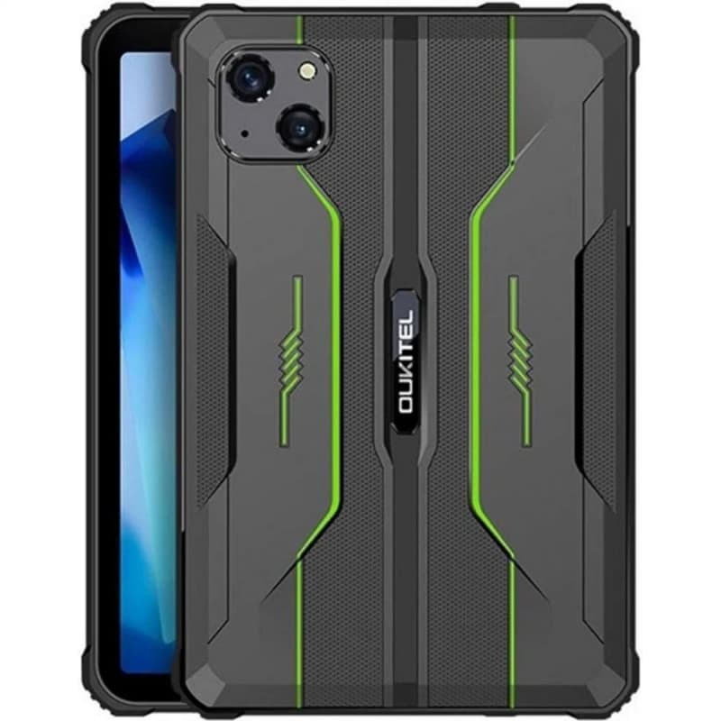 Захищений планшет Oukitel RT3 8'' HD+ 4GB 64GB MT6762 5150mAh 16+8Мп IP69K NFC LTE Black-Green (RT3Green)