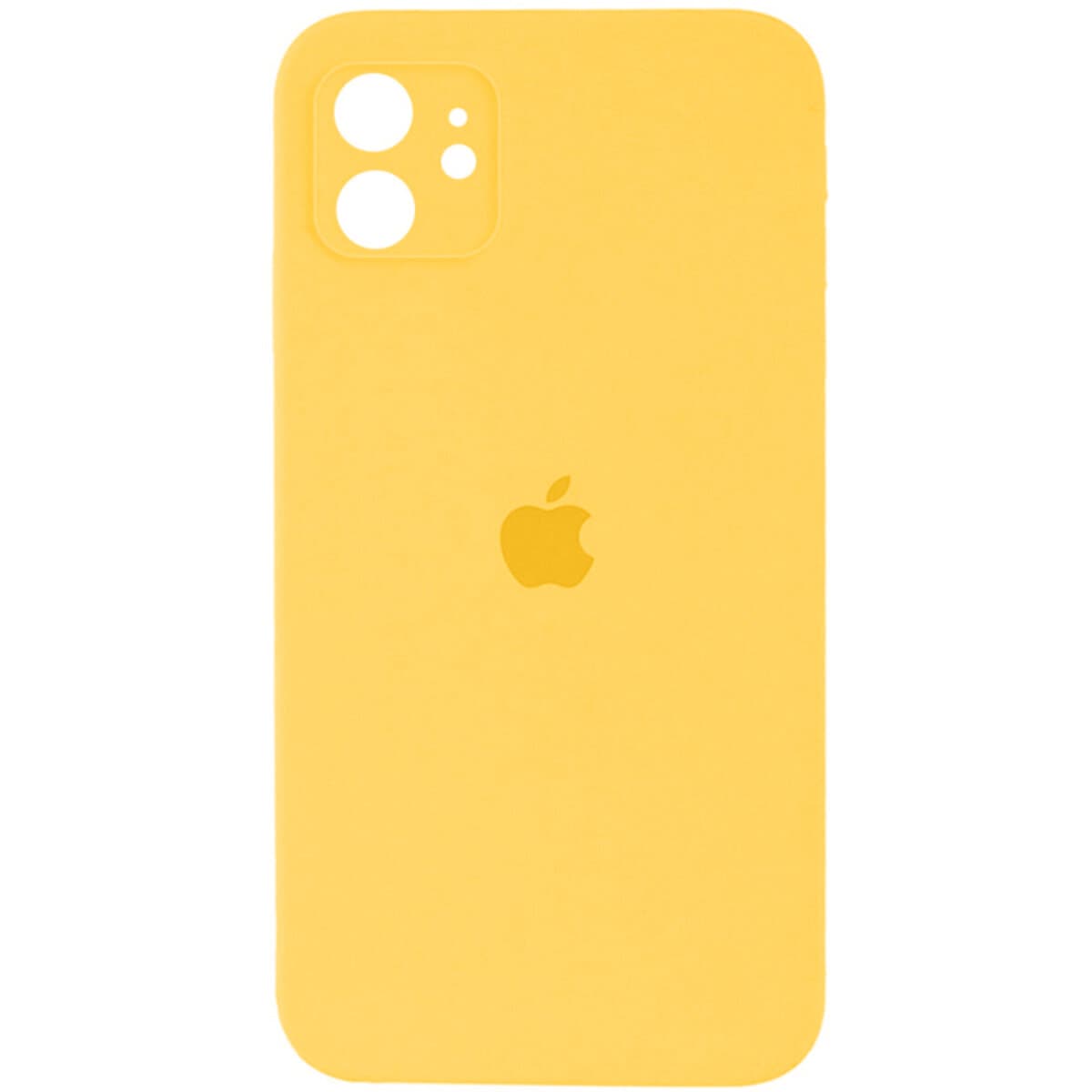 Захисний чохол-накладка Silicone Full Case AA Camera Protect для iPhone 12 Sunny Yellow Sunny (FullAAi12-56)