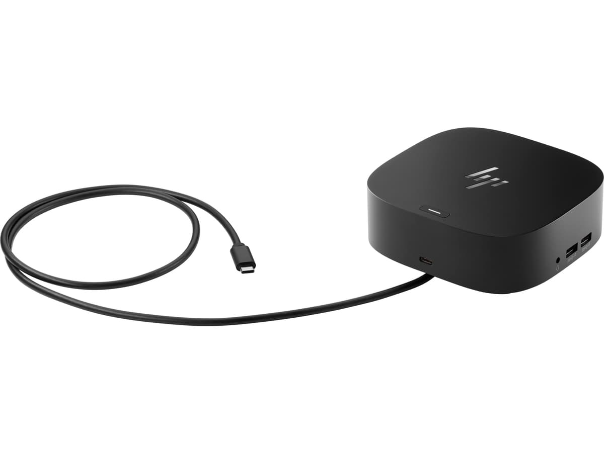 USB-хаб HP USB3.1 Type-C to HDMI/USB 3.0x4/USB Type-C/DPx2/RJ45/lock slot Black (26D32AA)