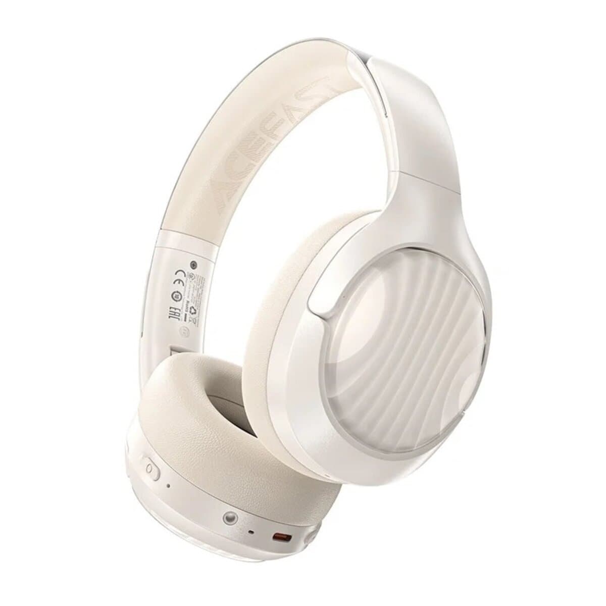 Бездротові навушники ACEFAST H5 active noise cancelling wireless headset BT5.3 500mAh Milky White