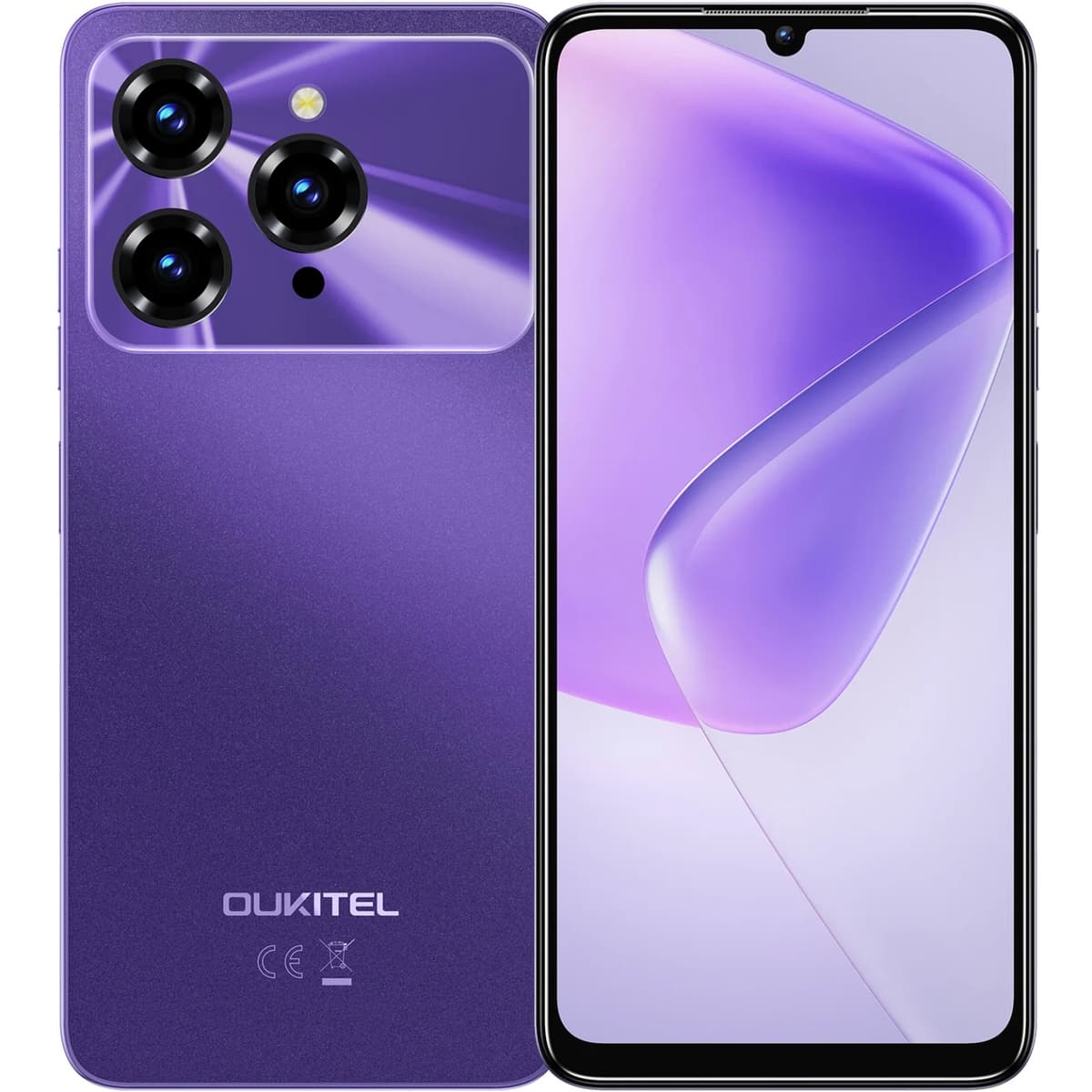 Смартфон Oukitel C6 5G 6.8'' HD+ 12GB/512GB Dimensity 6300 5150mAh 50+5Мп Purple (C6_5G_12_512_PL)