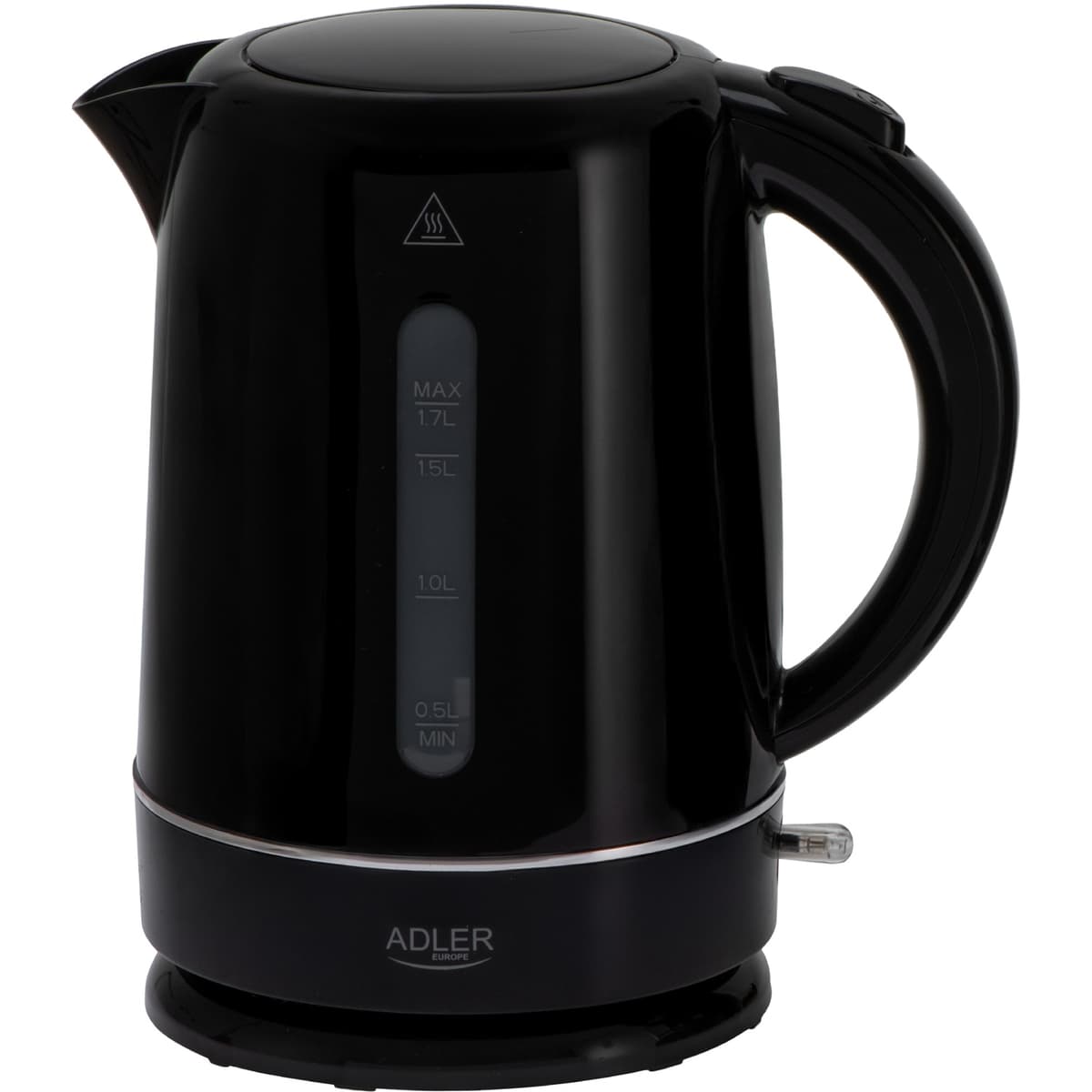 Електрочайник Adler AD 1385 2200W 1.7л автовимикання пластик Black (AD1385B)