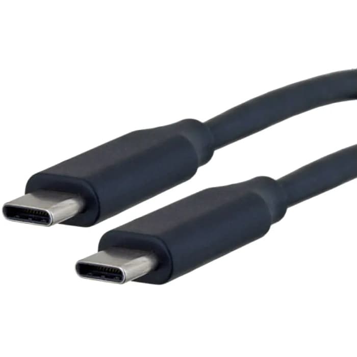 Кабель Kingda USB 2.0 Type-C to Type-C M-M 1м 60W Black (KD-UCUC3002-1m)