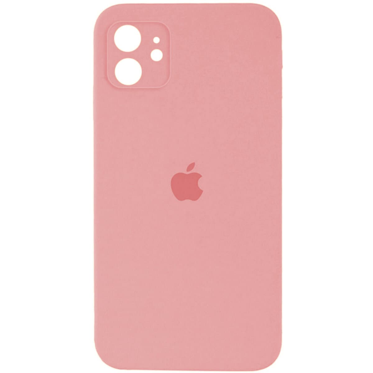 Защитный чехол-накладка Silicone Full Case AA Camera Protect for Apple iPhone 11 Pink (FullAAi11-41)