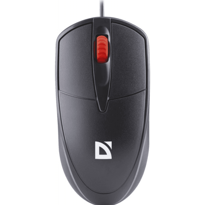 Провідна безшумна мишка Defender Icon MB-057 3кн 1000dpi Black (52057)