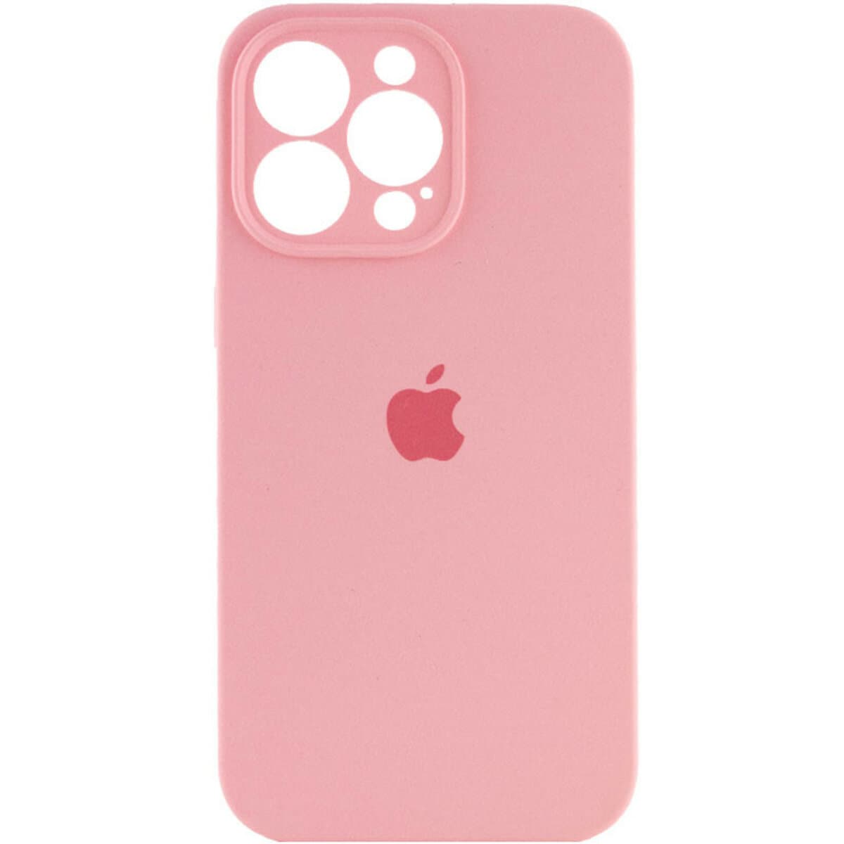 Защитный чехол-накладка Silicone Full Case AA Camera Protect для iPhone 15 Pro Max Grapefruit (FullAAi15PM-37)