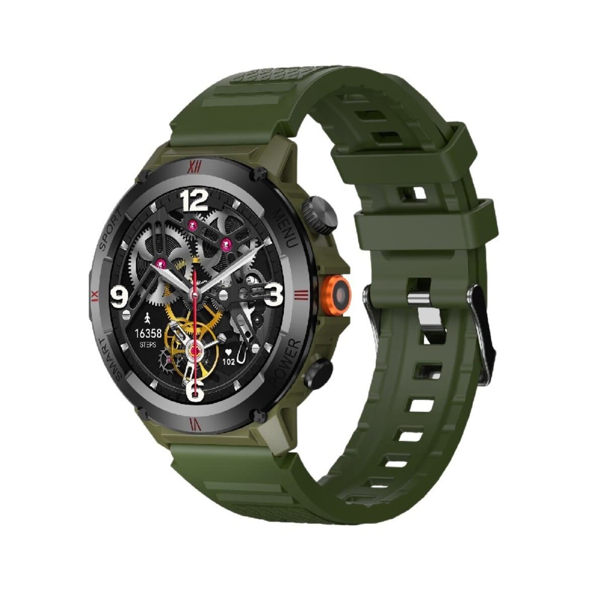 Смарт-годинник IWO X22 IP68 BT5.3 330mAh 1.46'' Army Green (IWOX22AG)