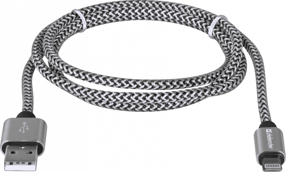 Кабель Defender 09-03T PRO USB AM - Type-C M 1м Silver (87815)