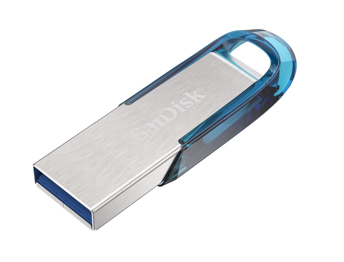 Флеш пам'ять флешка SanDisk Ultra Flair 128Gb USB 3.0 Blue (SDCZ73-128G-G46B)