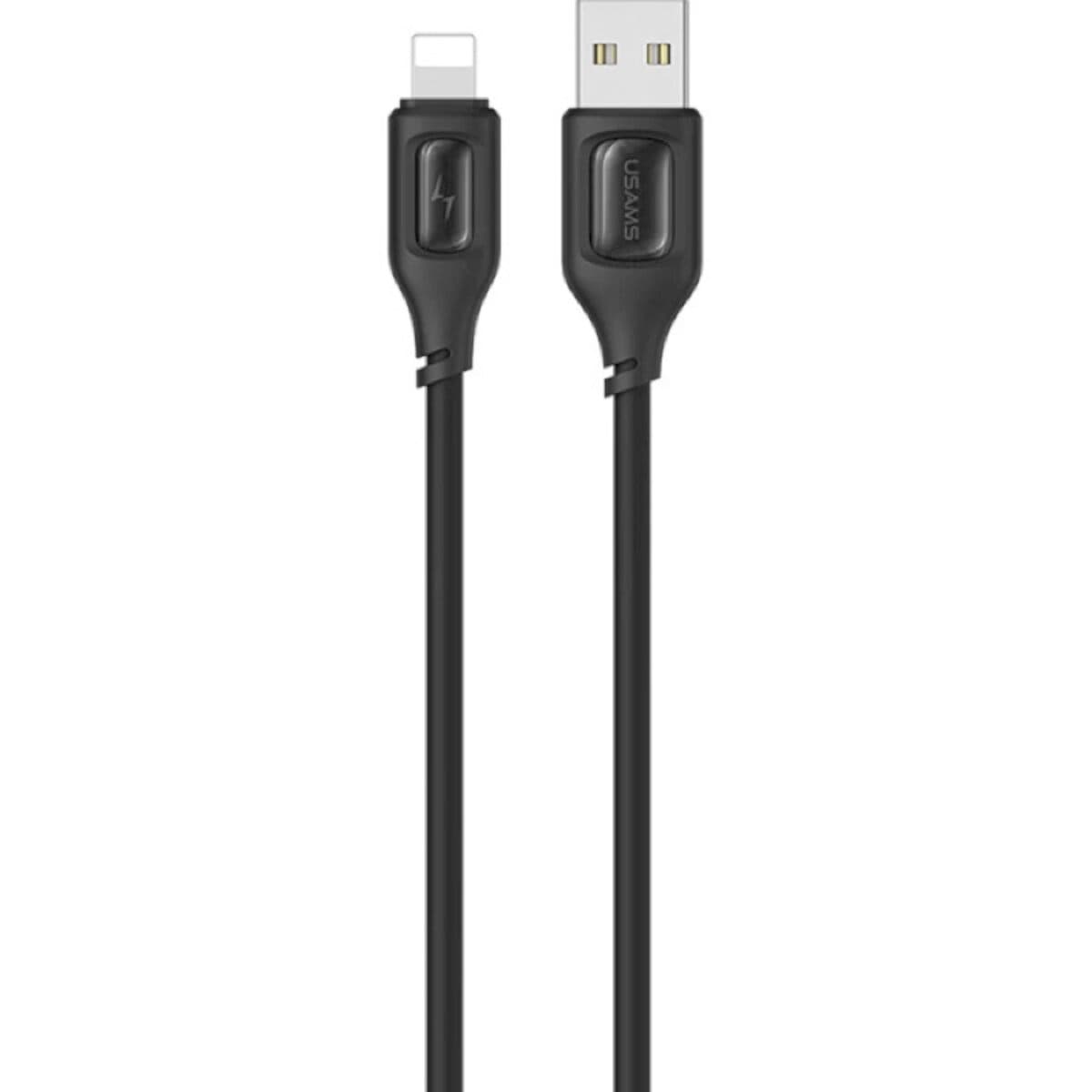 Кабель Usams US-SJ618 2.4A USB to Lightning Charging Data Cable Moe Series 1m 2.4A Black (SJ618USB01)