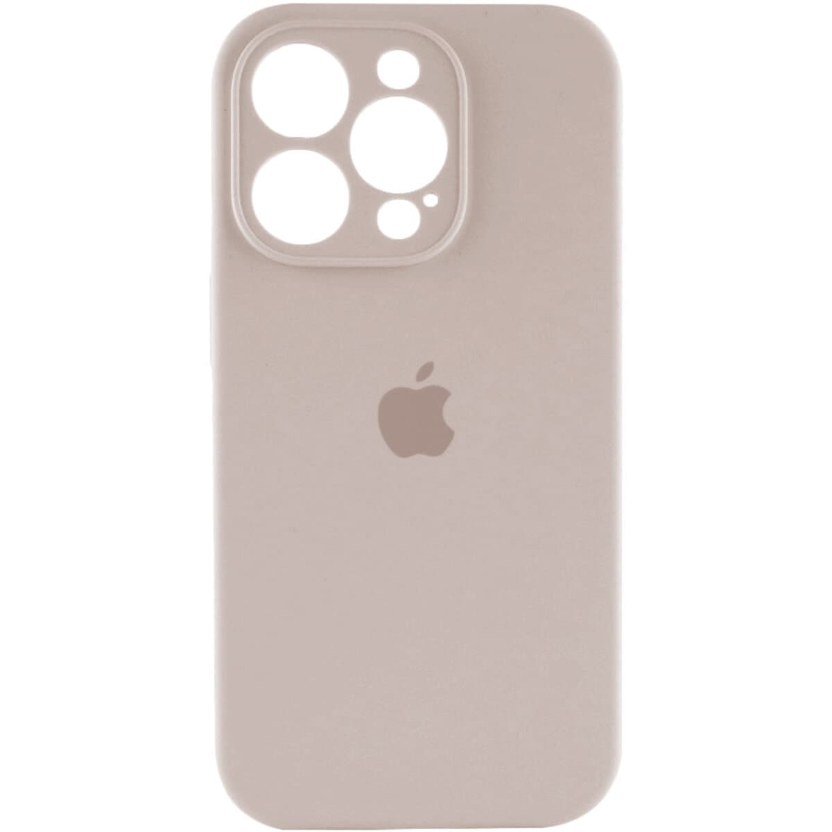 Захисний чохол-накладка Silicone Full Case AA Camera Protect для Apple iPhone 14 Pro Max Antique White (FullAAi14PM-9)