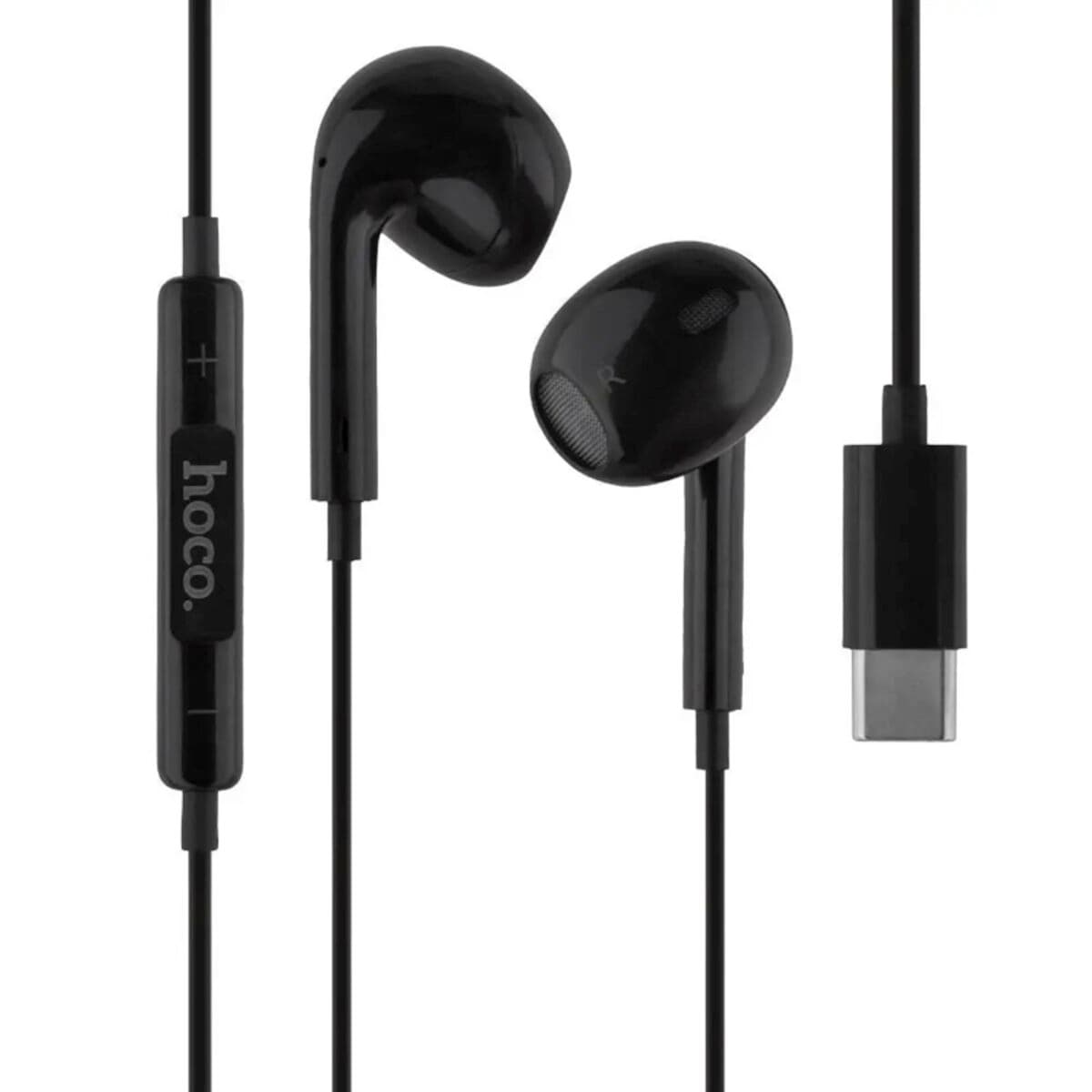 Дротові навушники HOCO M1 Max crystal earphones Type-C with mic 1.2м Black