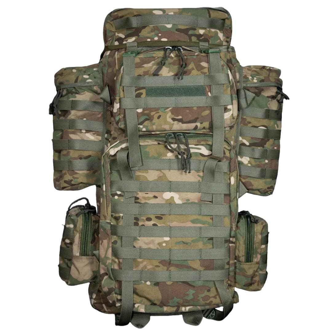 Тактичний рюкзак Kirasa KI950 70L Cordura 1000D MOLLE Multicam