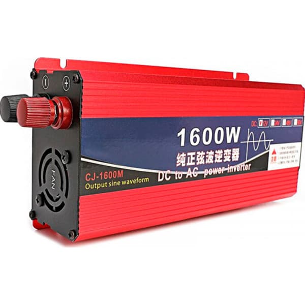 Інвертор автомобільний перетворювач напруги Choetech CJ-1600M 12\220V 800Вт чиста синусоїда