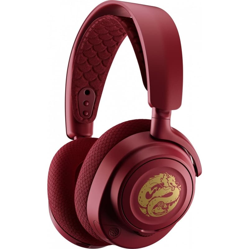 Бездротові ігрові навушники з мікрофоном SteelSeries Arctis Nova 7 Wireless Dragon Edition PC PS SW MAC MOB Red (61557)