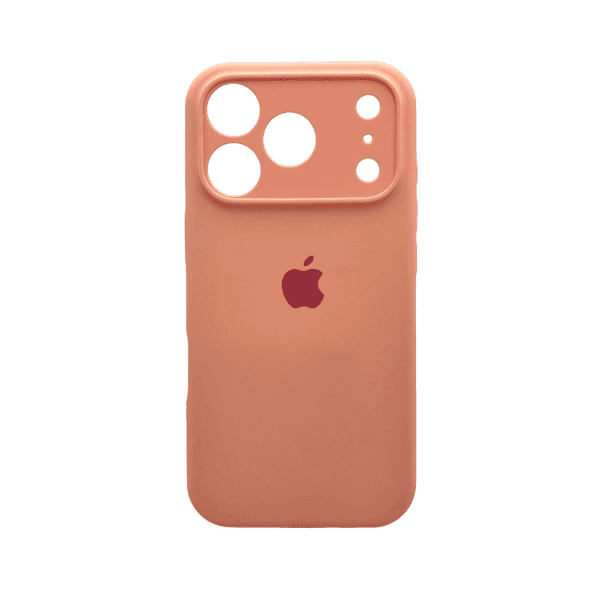 Защитный чехол-накладка Silicone Full Case AA Camera Protect для Apple iPhone 17 Pro Grapefruit (FullAAi17P-37)