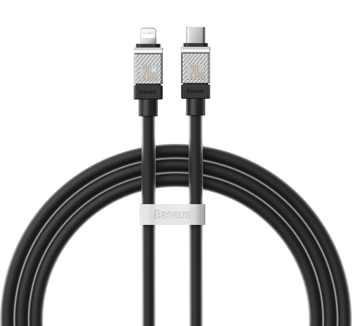 Кабель Baseus CoolPlay Series Fast Charging Cable Type-C to Lightning 20W 2m Black (CAKW000101)