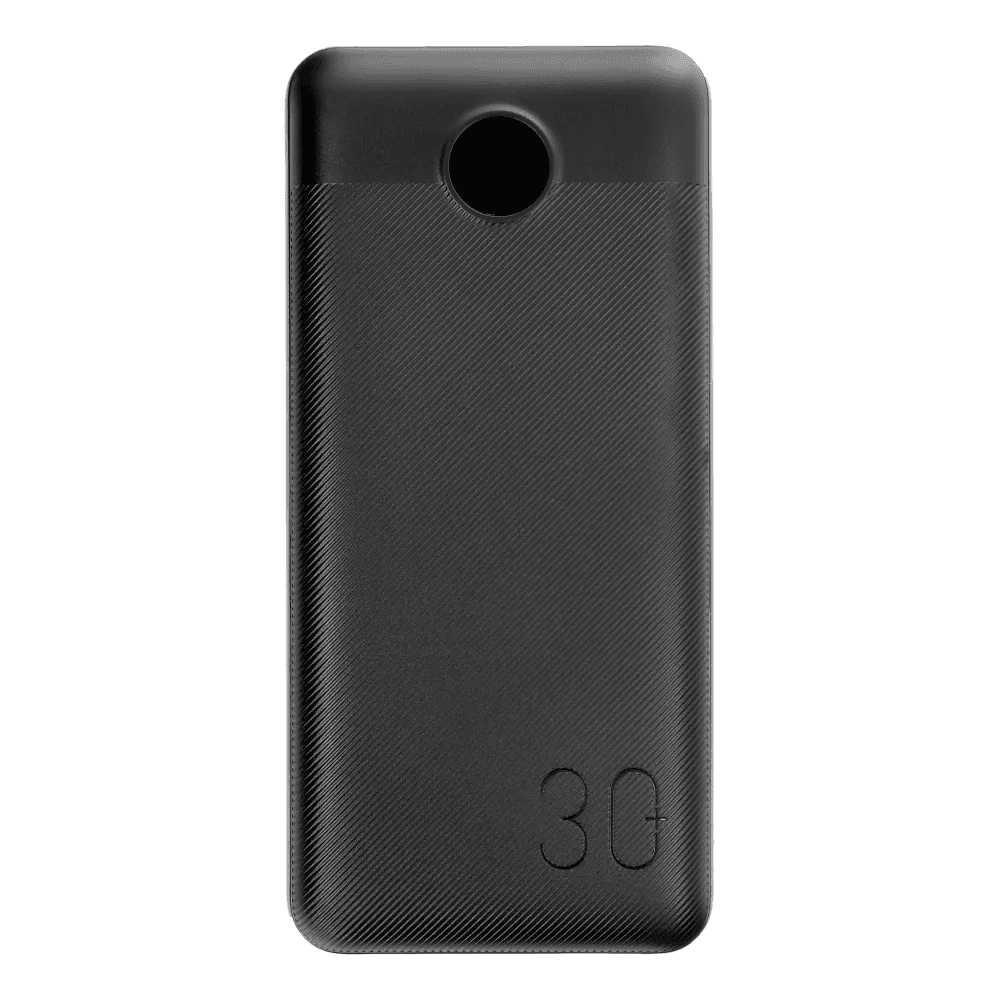Powerbank павербанк УМБ VEGER W3008PD 30000 mAh PD QC3.0 3A 20W L30 Black (VG-W3008PD)