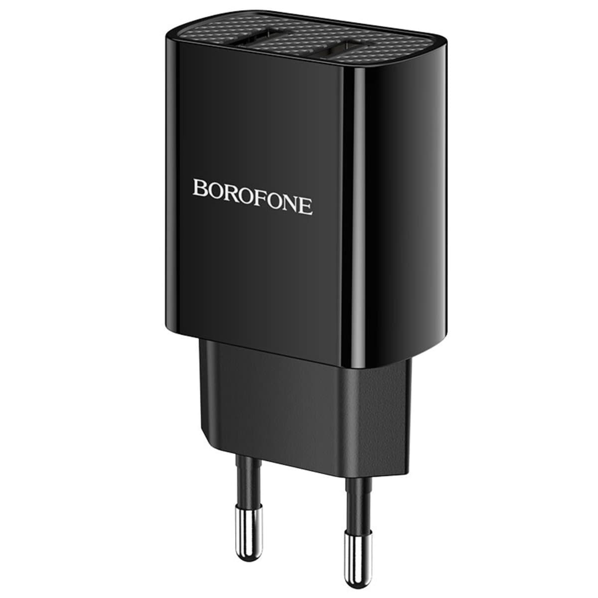 Зарядний пристрій BOROFONE BA53A Powerway dual port charger 2xUSB 2.1A Black