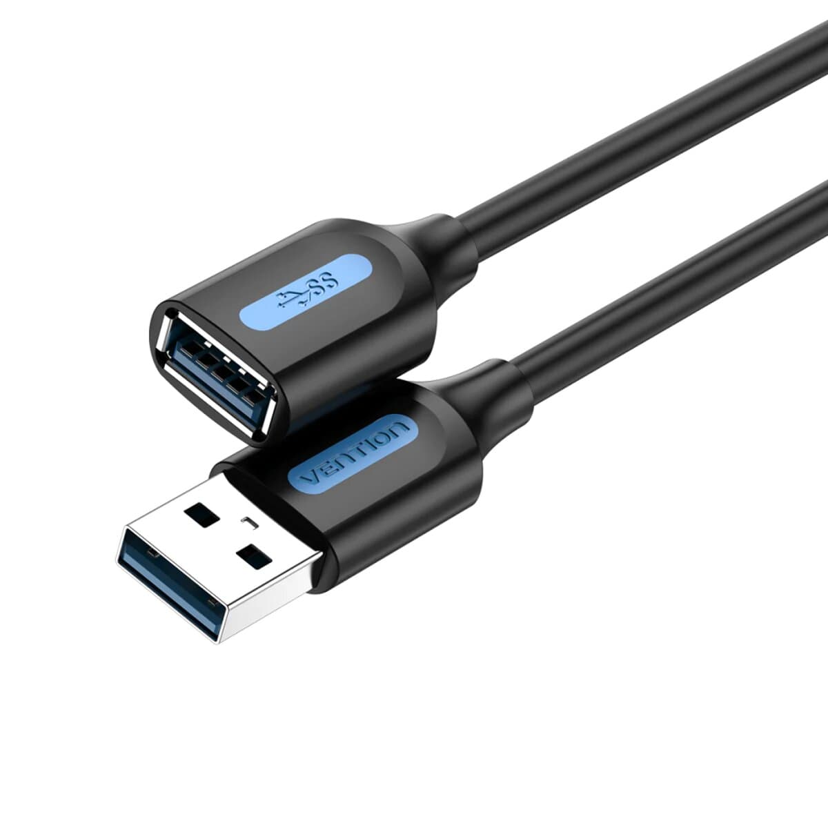 Кабель подовжувач Vention USB3.0 Male to USB3.0 Female Extension Cable 0.5m PVC Type Black (CBHBD)