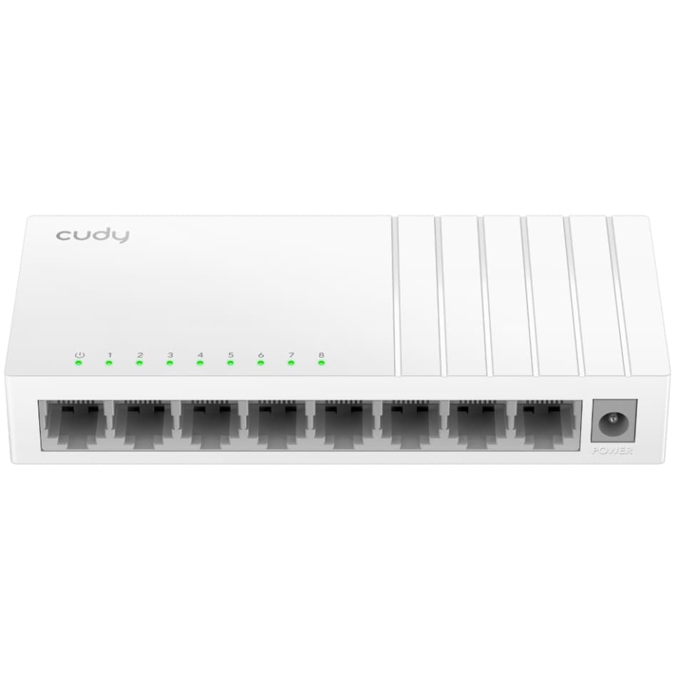 Комутатор Cudy FS108D 8 портовий Desktop Switch White (FS108D_EU_V3.0)