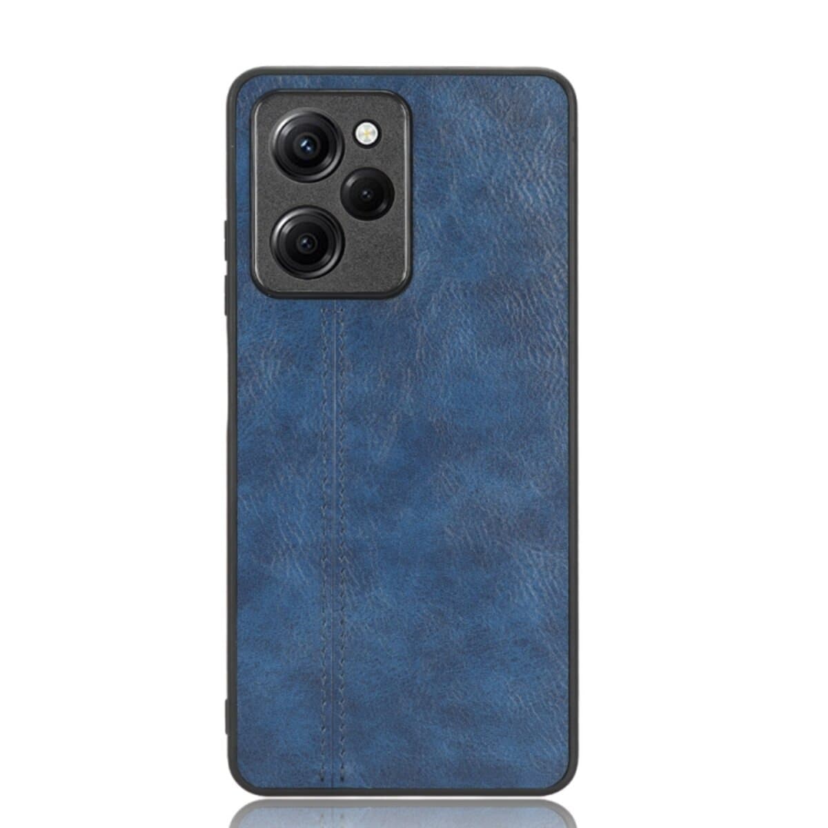 Захисний чохол-накладка Cosmiс Leather Case для Poco X5 Pro 5G Blue (CoLeathPocoX5pBlue)