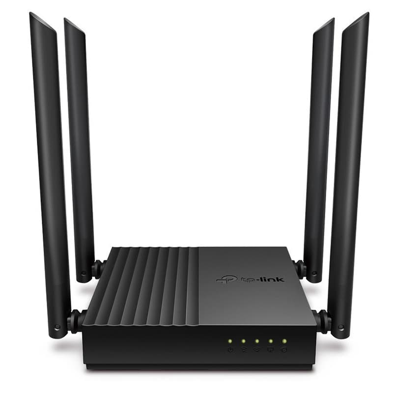 Маршрутизатор WiFi TP-Link Archer C64 AC1200 4xGE LAN 1xGE WAN MU-MIMO Black (Archer C64)