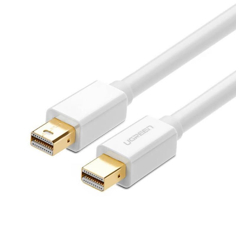 Кабель UGREEN MD111 Mini DP mini Display Port Male to Male Cable 2m White (10429)