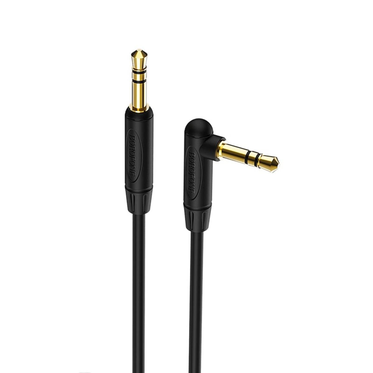 Аудіо-кабель BOROFONE BL4 audio AUX 3.5mm to AUX 3.5mm cable 1m Black (BL4B)
