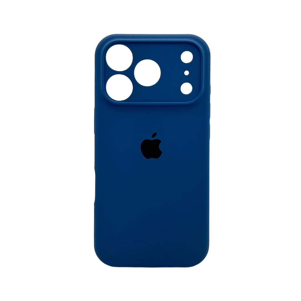 Защитный чехол-накладка Silicone Full Case AA Camera Protect для Apple iPhone 17 Pro 16 Pro Blue (FullAAi17P-16)