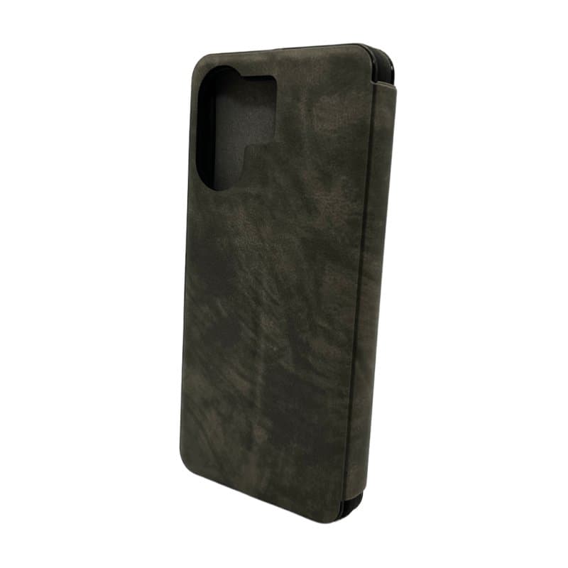 Захисний чохол-книжка Leather Premium для Xiaomi Redmi 13C / Poco C65 Grey (LPRRm13CGrey)