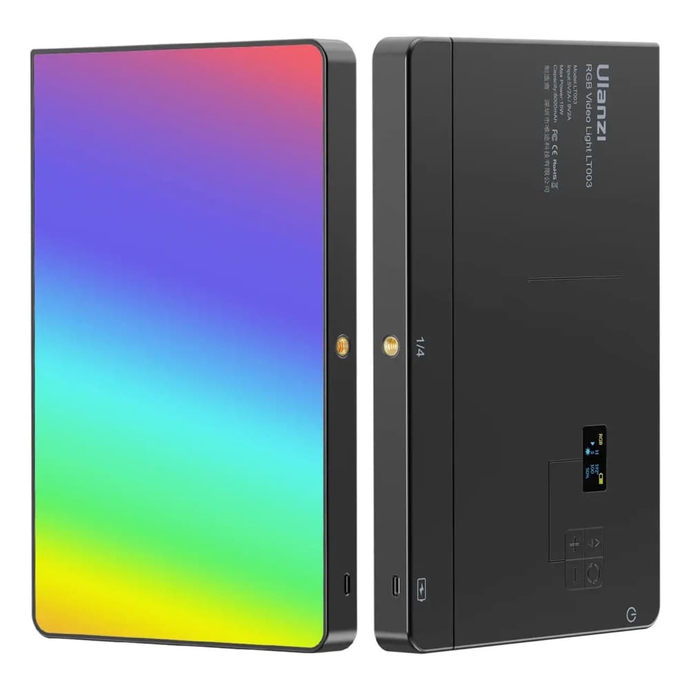 Беспроводной студийный свет видеосвет Ulanzi LT003 LED Video Light 15W 8000mAh 1/4 Black (3099)