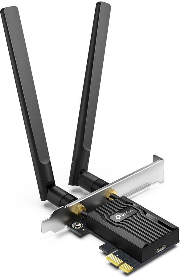 Адаптер WiFi TP-LINK Archer TX55E AX3000 PCI-Express x1 BT5.2 Black (Archer TX55E)