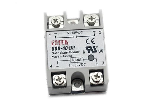 Однофазне твердотільне реле Fotek SSR-40DD 40А DC-DC (285969)