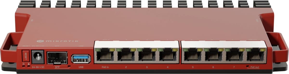 Маршрутизатор провідний Mikrotik L009UiGS-RM RJ45 Red