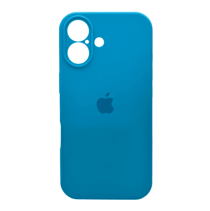 Захисний чохол-накладка Silicone Full Case AA Camera Protect для Apple iPhone 17 Light Blue (FullAAi17-44)