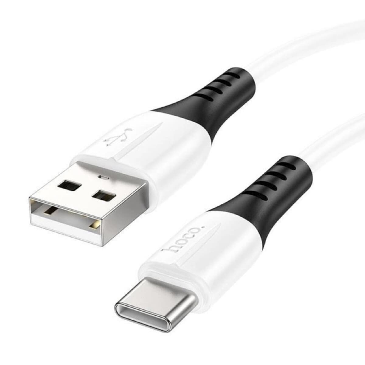 Кабель HOCO X82 USB to Type-C 3A 1m silicone connectors White