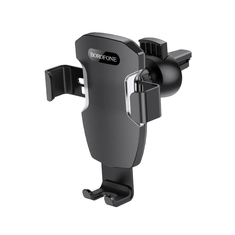 Тримач для телефону автотримач BOROFONE BH55 Fenix air outlet gravity holder Black