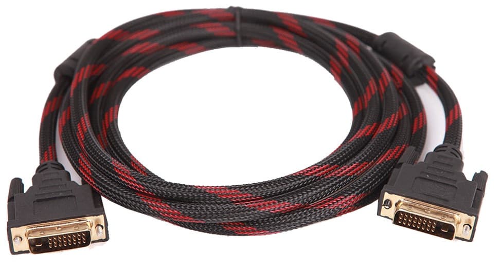 Кабель B00522 DVI-D to DVI-D 24M-24M 1.5м Premium Black-Red